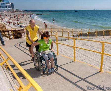 Пляжи для людей с ограниченными возможностями